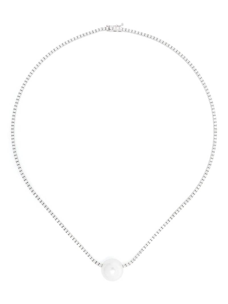 Mizuki 18kt white gold Eve South Sea pearl and diamond necklace - Silver von Mizuki
