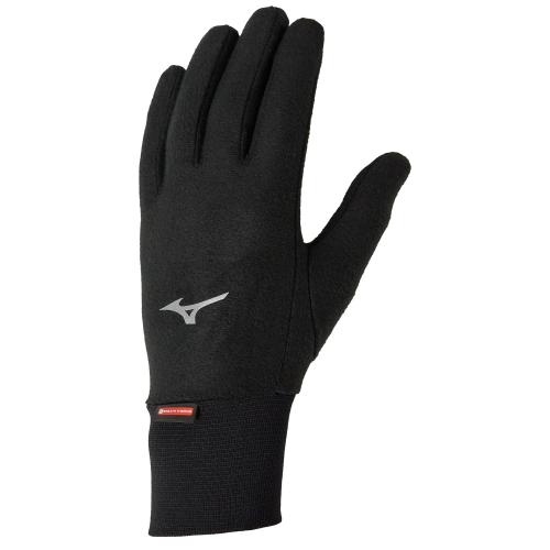 Mizuno Sport BT Mid Weight Fleece Glove Breath Thermo - Black (Grösse: L) von Mizuno Sport