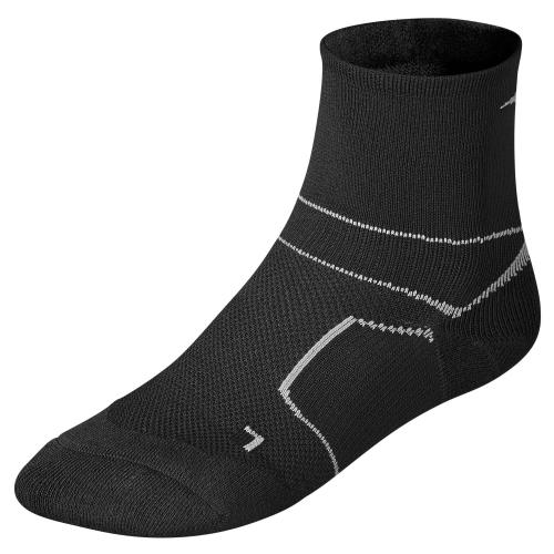 Mizuno Sport Endura Trail Socks - Black/Grey (Grösse: S) von Mizuno Sport