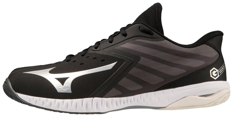 Mizuno Sport Handballschuh Wave GK Indoor Men - Black/Silver/White (Grösse: UK 10) von Mizuno Sport