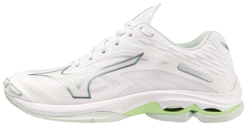 Mizuno Sport Volleyballschuh Wave Lightning Z7 W Indoor Women - White/Glacial Ridge/Patina Green (Grösse: UK 4.5) von Mizuno Sport