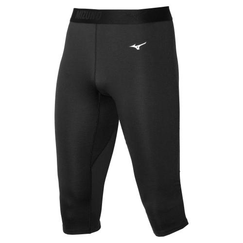 Mizuno Sport Mid Weight 3/4 Tight M - Black/Black (Grösse: L) von Mizuno Sport