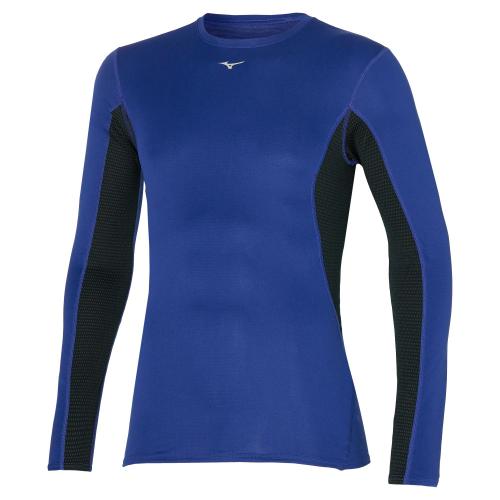 Mizuno Sport Mid Weight-Light Crew - Sodalite Blue (Grösse: XL) von Mizuno Sport