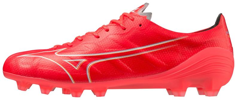 Mizuno Sport Mizuno Alpha Elite MD Football Footwear - Fiery Coral 2/White/Bolt 2 (Grösse: UK 9.5) von Mizuno Sport