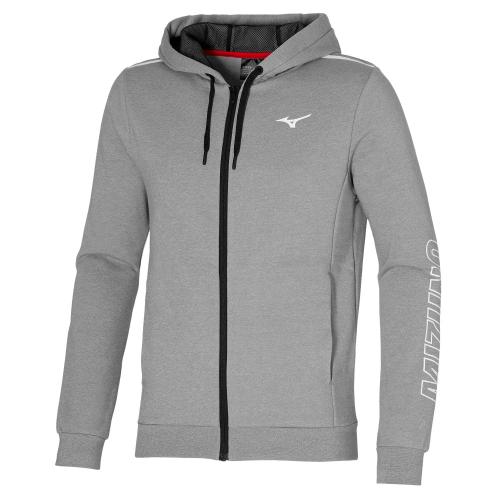 Mizuno Sport Mizuno Sweat Jacket M - Gray (Grösse: XXL) von Mizuno Sport