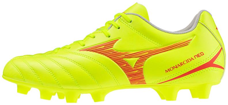 Mizuno Sport Monarcida Neo III Select MD Football Footwear - Safety Yellow/Fiery Coral 2/Safety Yell (Grösse: UK 8.5) von Mizuno Sport