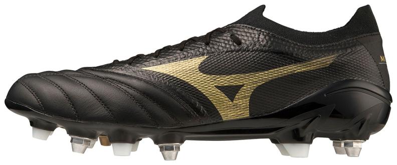 Mizuno Sport Morelia Neo IV Beta Elite MIX Football Footwear - Black/Gold/Black (Grösse: UK 10) von Mizuno Sport