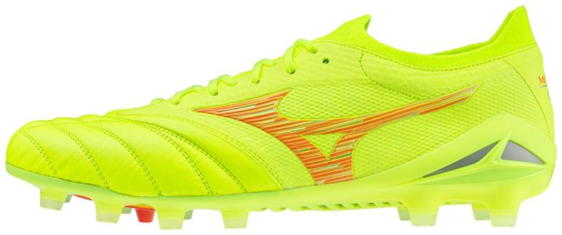 Mizuno Sport Morelia Neo IV Beta Japan MD Football Footwear - Safety Yellow/Fiery Coral 2/Safety Yell (Grösse: UK 11) von Mizuno Sport