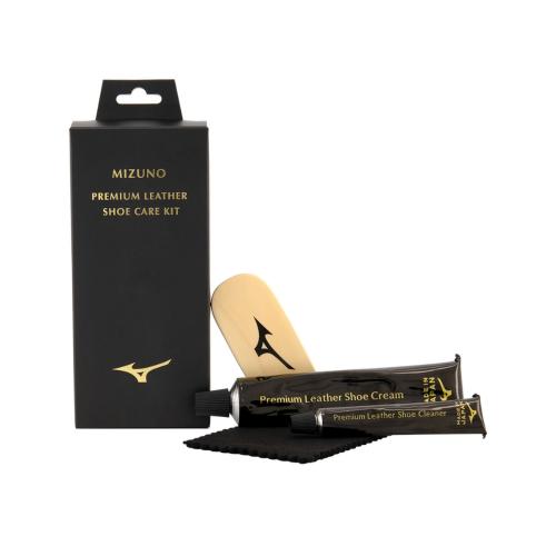 Mizuno Sport PREMIUM LEATHER SHOE CARE KIT - Black von Mizuno Sport