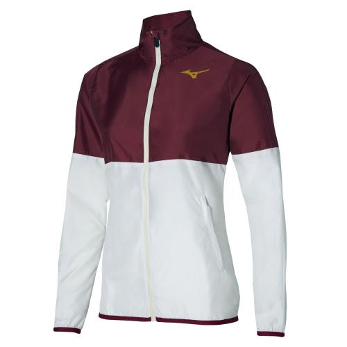 Mizuno Sport Printed Jacket W - Cabernet/White (Grösse: L) von Mizuno Sport