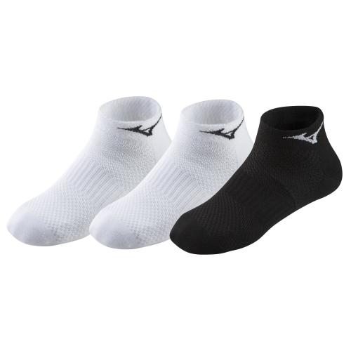 Mizuno Sport Running Socks Triple Pack - white-black (Grösse: L) von Mizuno Sport