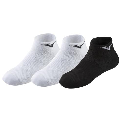 Mizuno Sport Running Socks Triple Pack - white-black (Grösse: XL) von Mizuno Sport