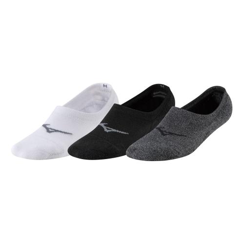 Mizuno Sport SUPER SHORT SOCKS 3P - White/Black/Grey (Grösse: M) von Mizuno Sport