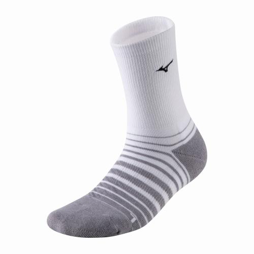 Mizuno Sport Sonic Crew Socks - White (Grösse: L) von Mizuno Sport