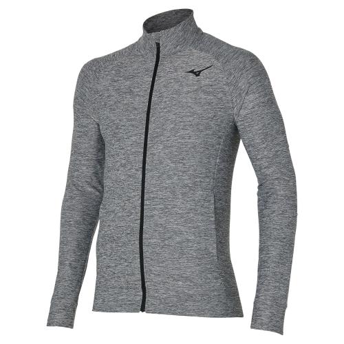 Mizuno Sport Training Jacket M - Gray Melange (Grösse: XL) von Mizuno Sport