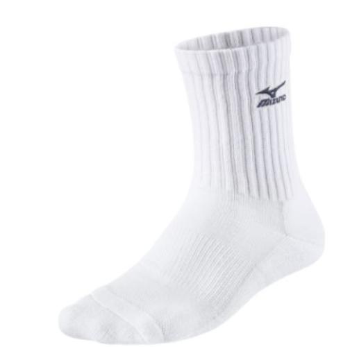 Mizuno Sport Volley Socks Middle - white/navy (Grösse: L) von Mizuno Sport