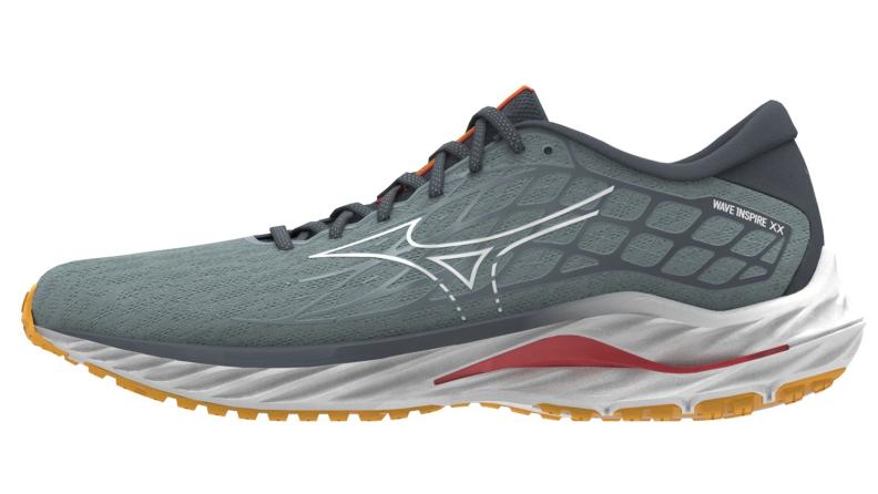 Mizuno Sport Wave Inspire 20 M Support Men - Abyss/White/Citrus (Grösse: UK 7.5) von Mizuno Sport