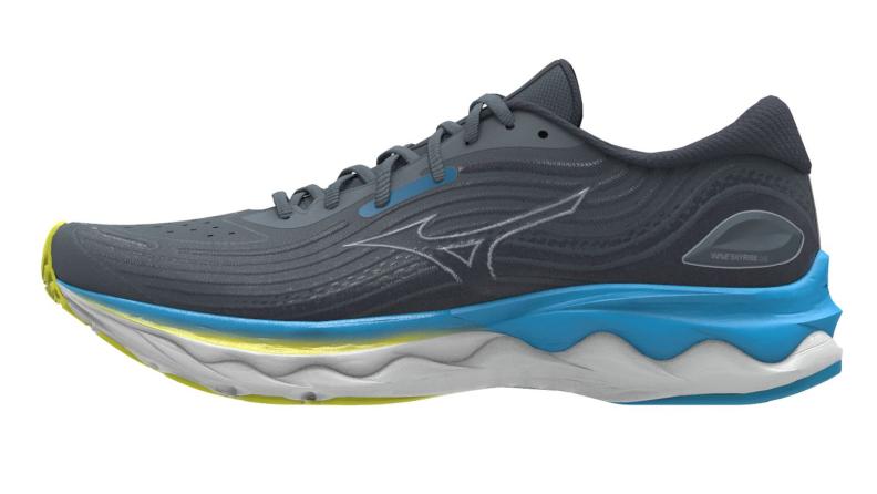 Mizuno Sport Wave Skyrise 4 M Neutral Men - Stormy Weather/Pearl Blue/Jet Blue (Grösse: UK 10.5) von Mizuno Sport