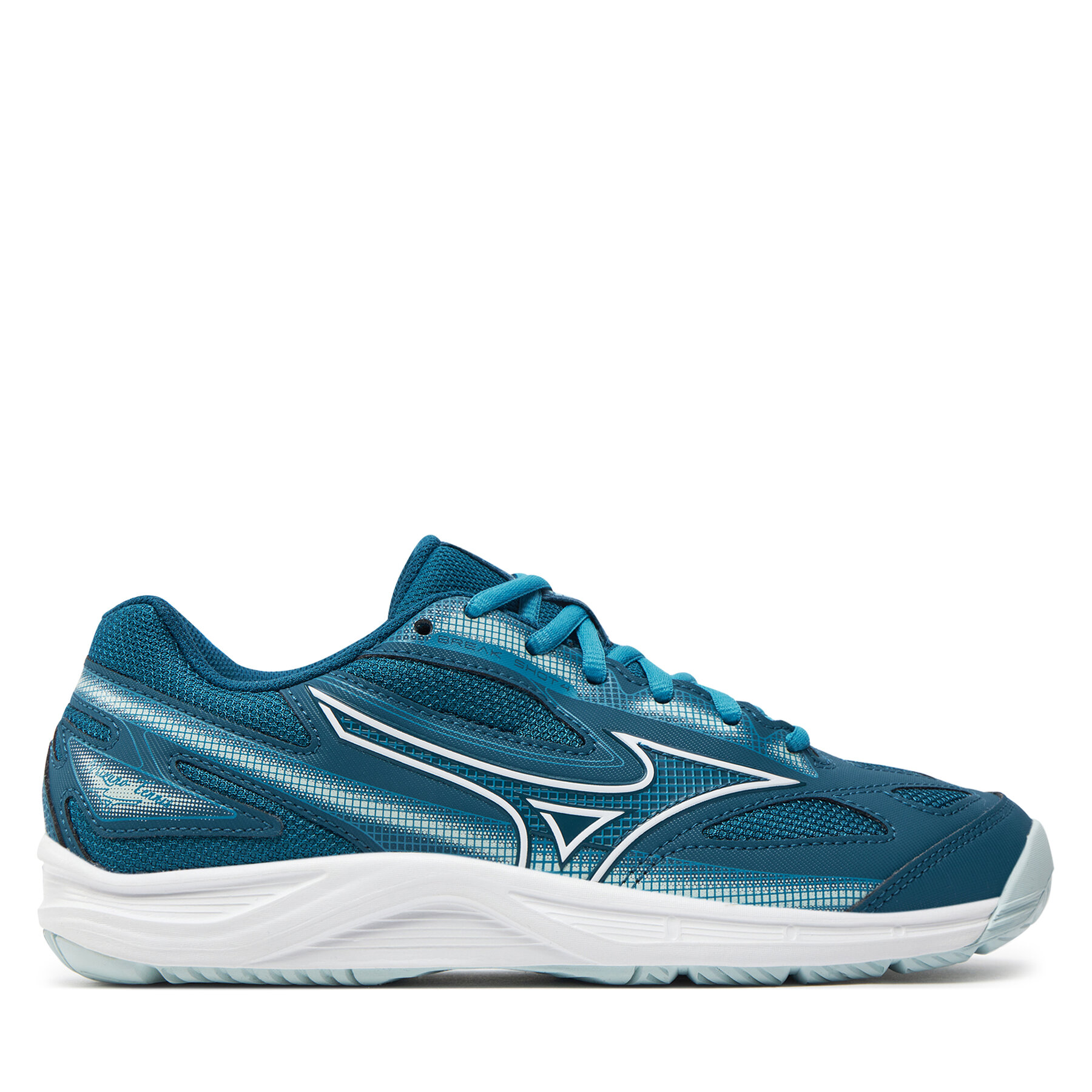 Schuhe Mizuno Break Shot 4 Ac 61GA2340 Moroccan Blue/White/Blue Glow 27 von Mizuno