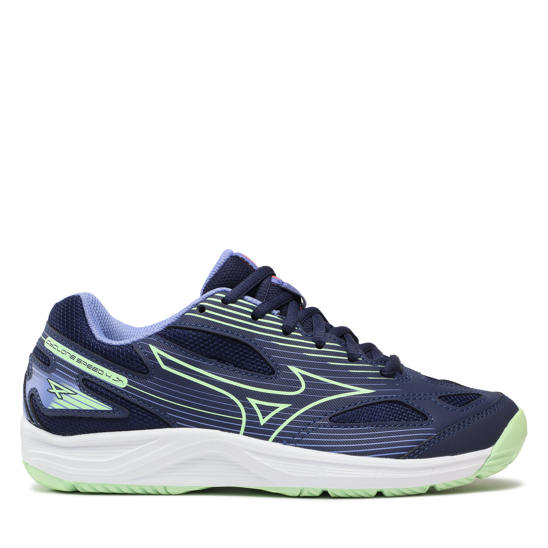 Schuhe Mizuno Cyclone Speed 4 Jr V1GD2310 Eveblu/Techngreen/Iolite 11 von Mizuno