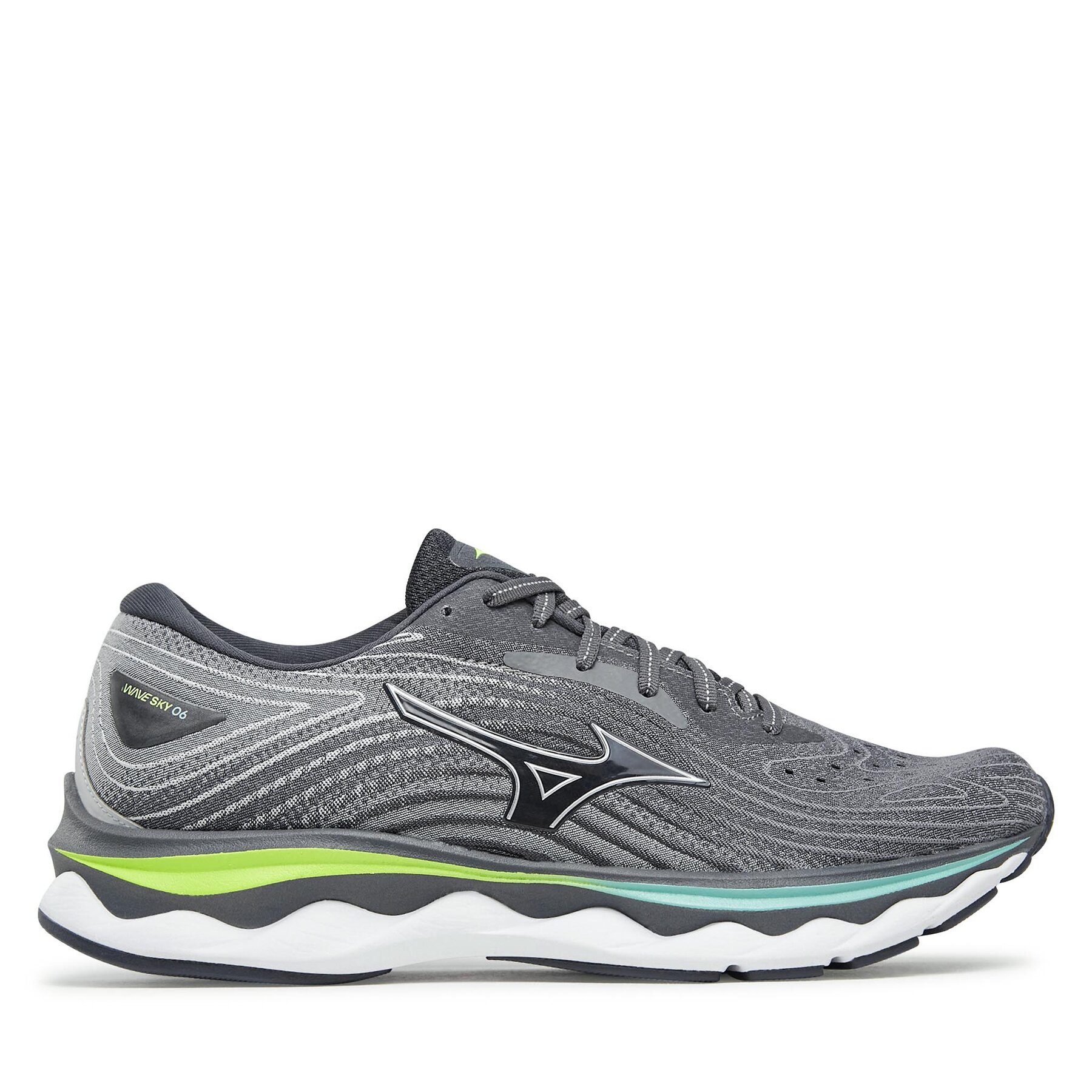 Laufschuhe Mizuno Wave Sky 6 J1GC2202 Grau von Mizuno