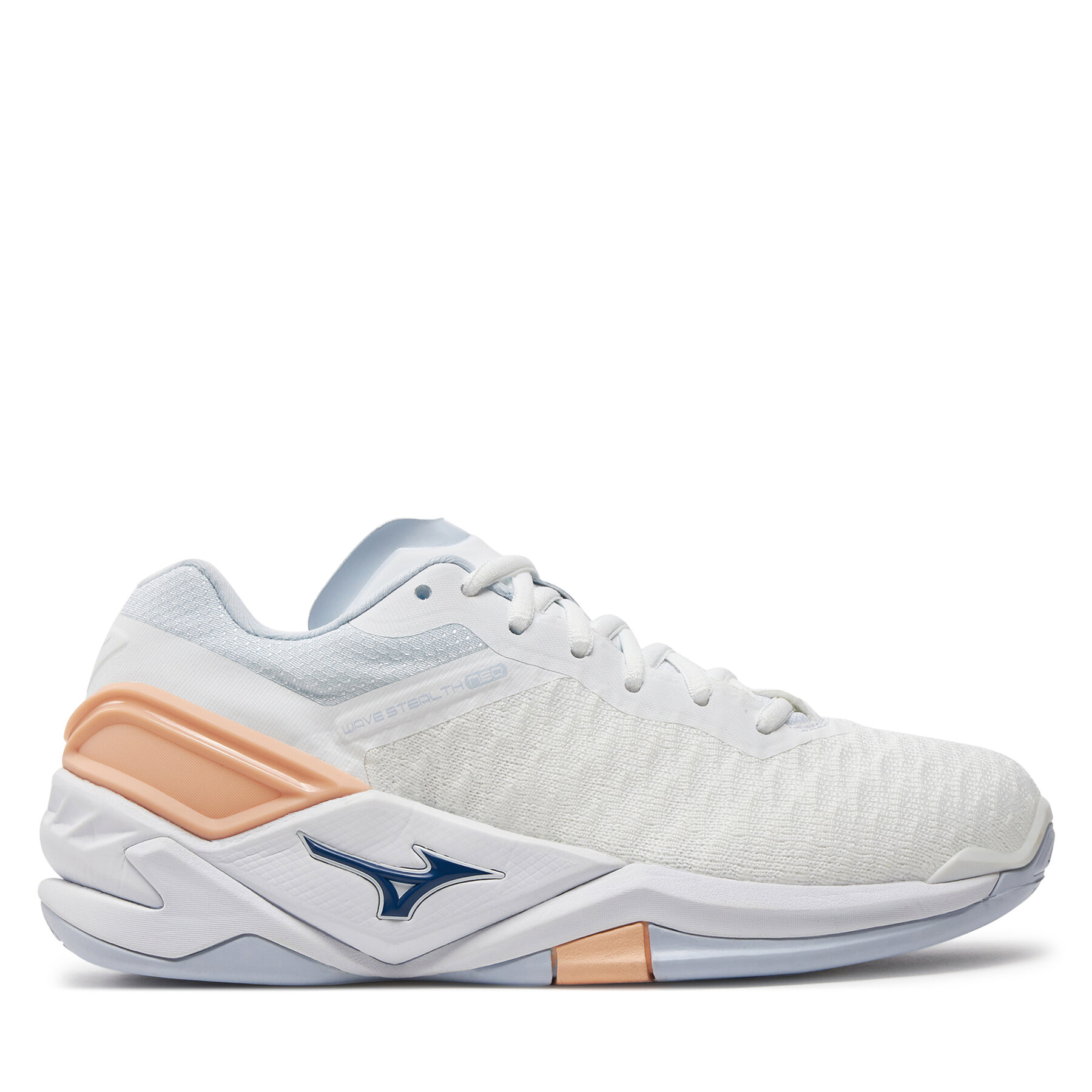 Schuhe Mizuno Wave Stealth Neo X1GB2000 White/Navy Peony/Peach Parfait 0 von Mizuno