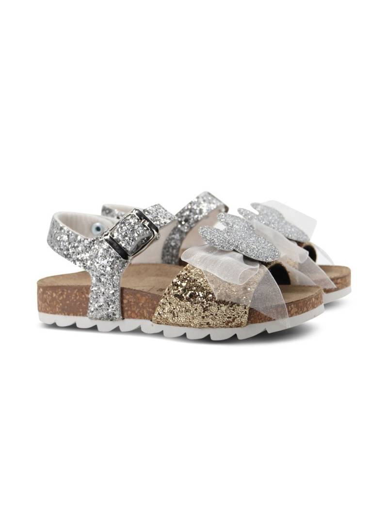 Moa Kids Glitter Minnie flat sandals - Gold von Moa Kids