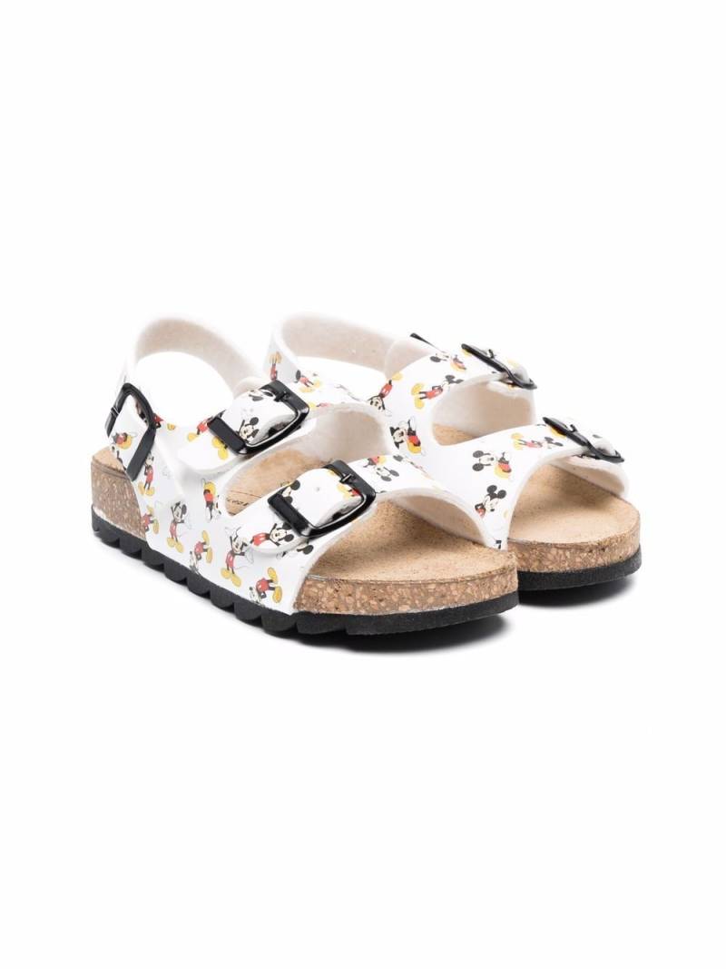 Moa Kids Mickey Mouse-print sandals - White von Moa Kids