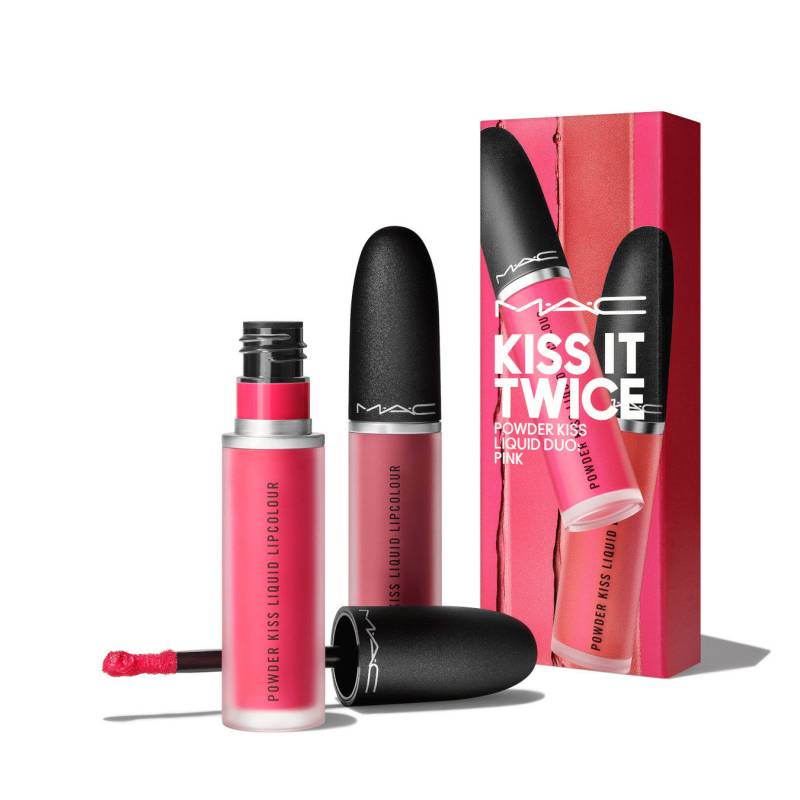 M•A•C Powder Kiss Liquid Pink Set von M•a•c