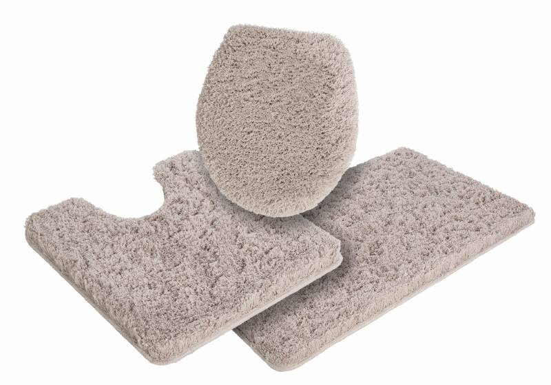Möve Badematte »Superwuschel, Badvorleger, Badezimmer Teppich«, rutschhemmend beschichtet, strapazierfähig-schnell trocknend-fussbodenheizungsgeeignet, Mikrofaser-Badematte, Badteppich, rechteckig, rund & als 3-tlg. Set von Möve