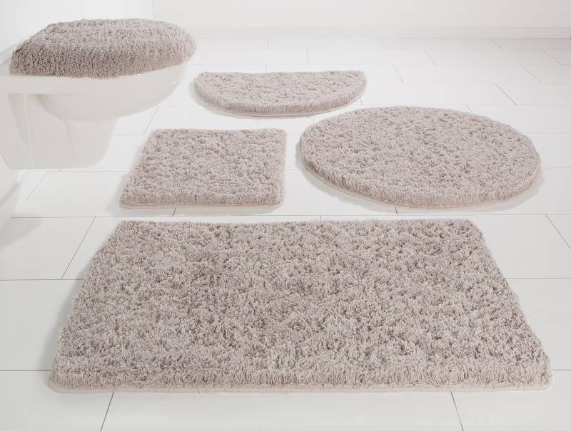 Möve Badematte »Superwuschel, Badvorleger, Badezimmer Teppich«, rutschhemmend beschichtet, strapazierfähig-schnell trocknend-fussbodenheizungsgeeignet, Mikrofaser-Badematte, Badteppich, rechteckig, rund & als 3-tlg. Set von Möve