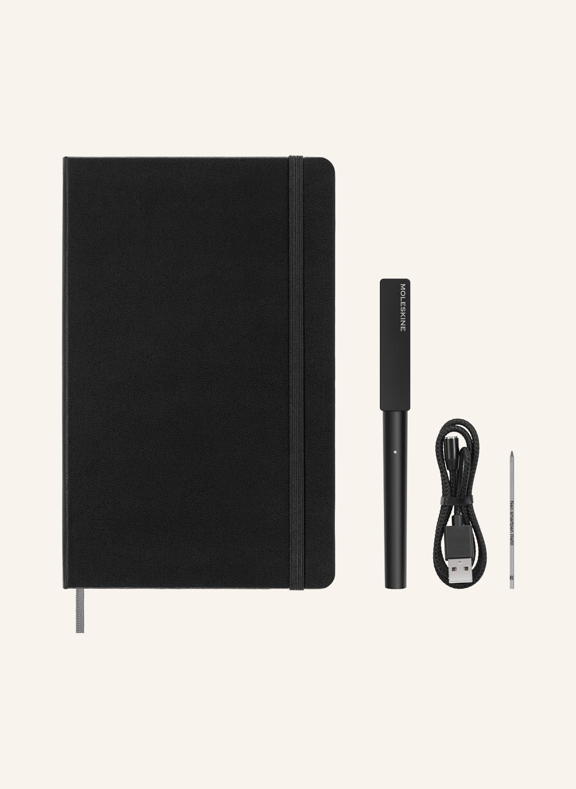 Moleskine Schreib-Set Smart Writing schwarz Moleskine Schreib-Set Smart Writing schwarz von Moleskine