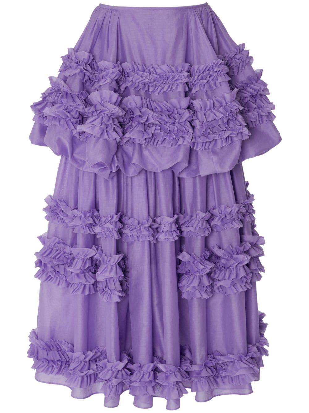 Molly Goddard Amanda tiered tulle skirt - Purple von Molly Goddard