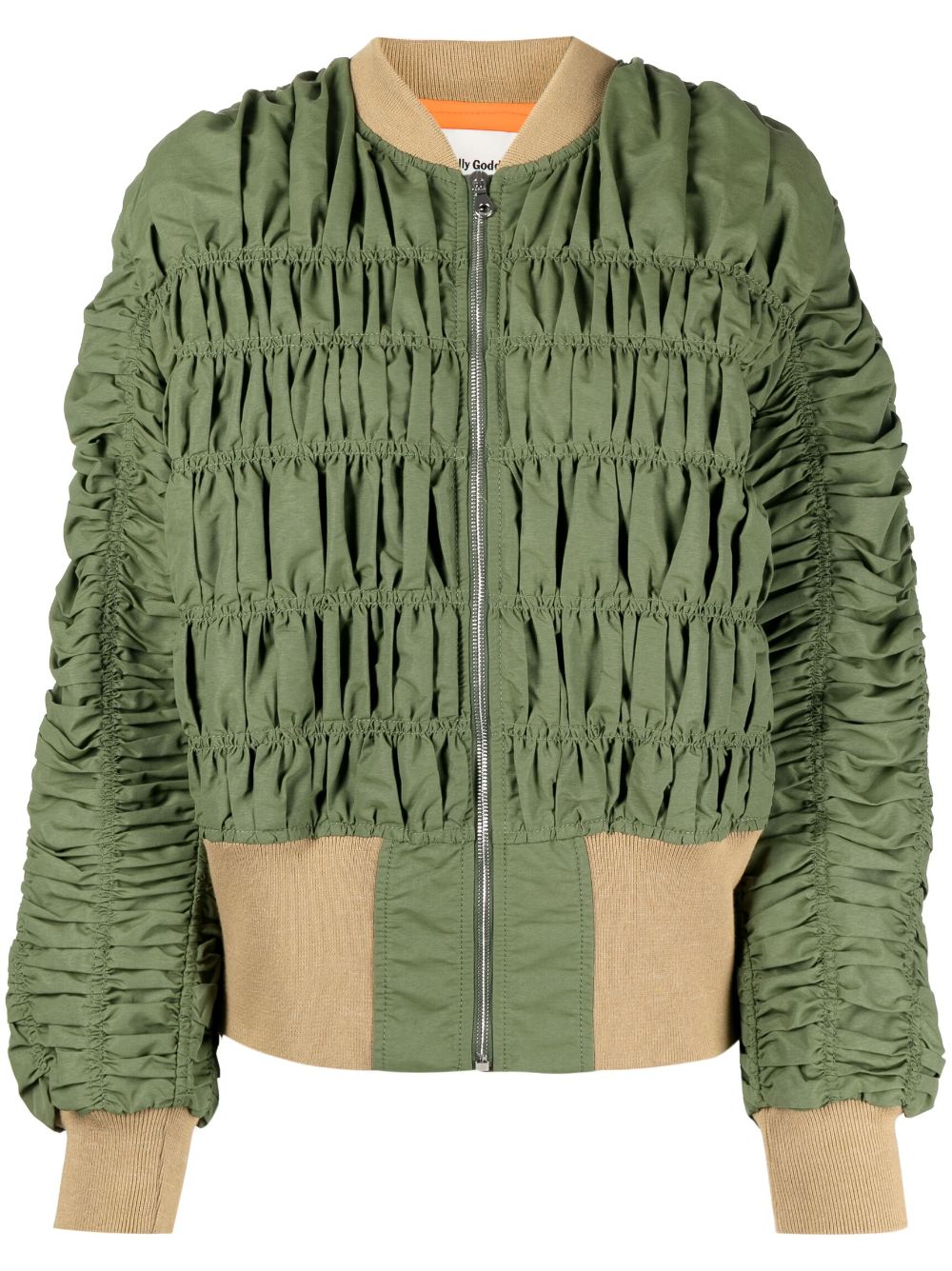 Molly Goddard Macy bomber jacket - Green von Molly Goddard