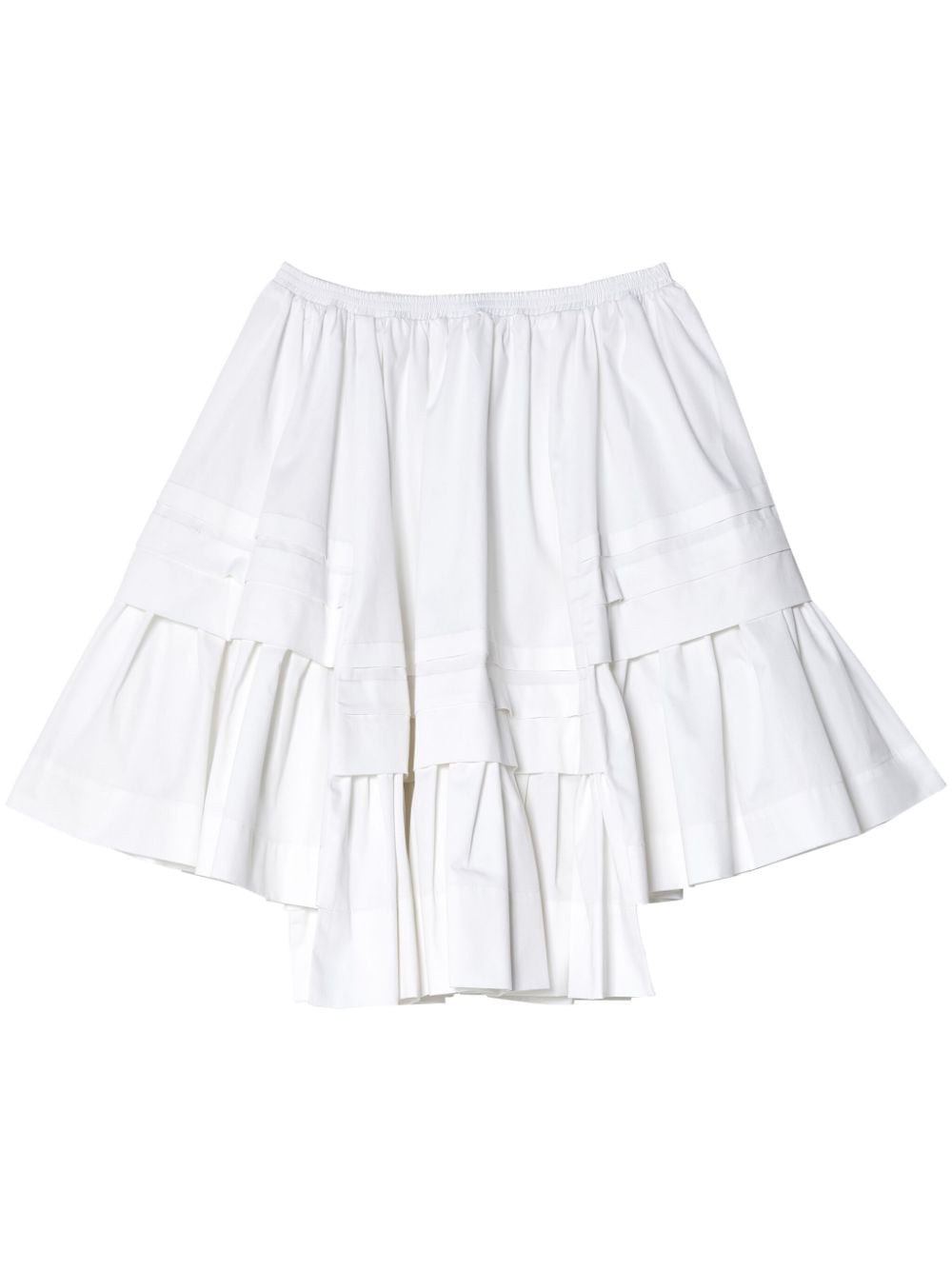 Molly Goddard Rosemary cotton-poplin skirt - White von Molly Goddard