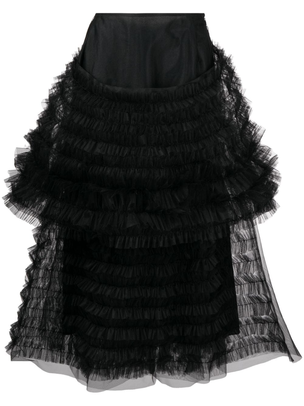 Molly Goddard tulle full skirt - Black von Molly Goddard