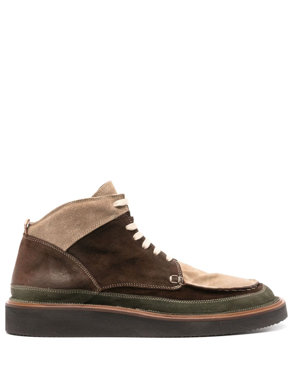 Moma Polacco lace-up suede boots - Brown von Moma