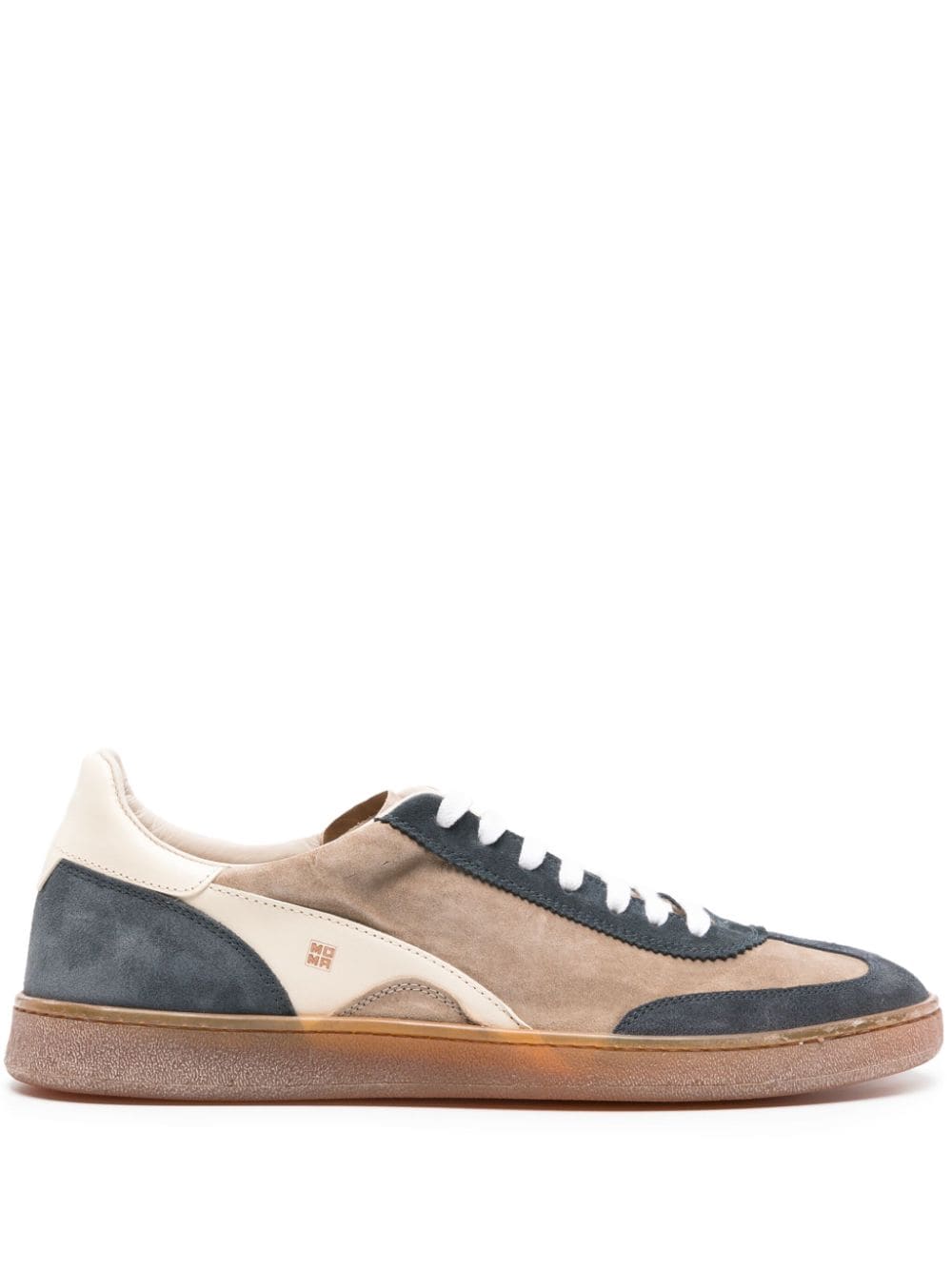 Moma panelled suede sneakers - Brown von Moma