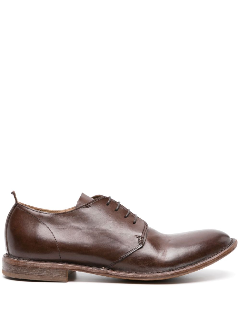 Moma round-toe leather Derby shoes - Brown von Moma