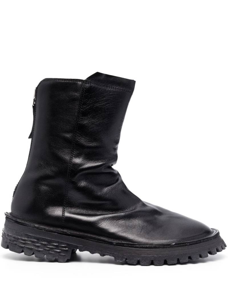 Moma tronchetto leather ankle boots - Black von Moma