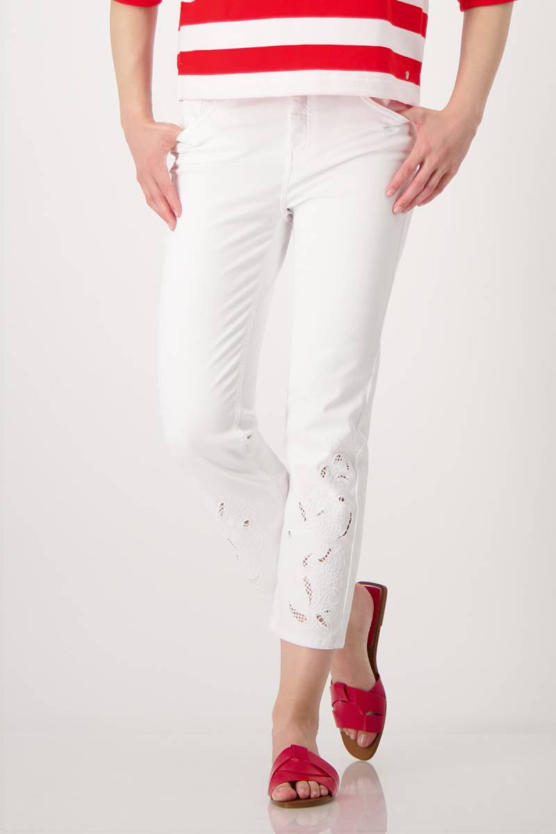 Monari 7/8-Jeans »Hose Jeans Lochspitze 66c«, Mit Gürtelschlaufen von Monari