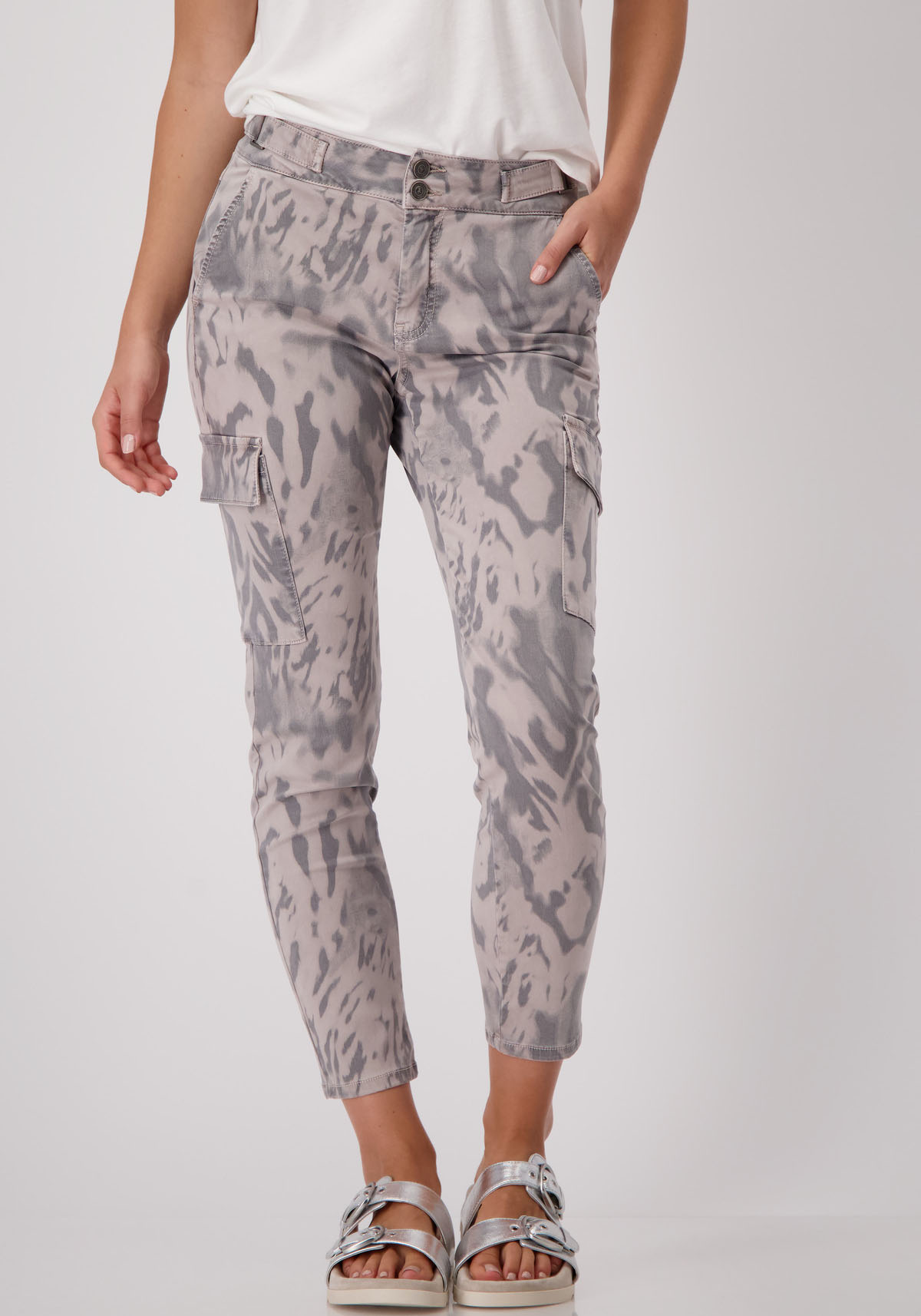 Monari Cargohose, mit Alloverprint Monari Cargohose, mit Alloverprint von Monari