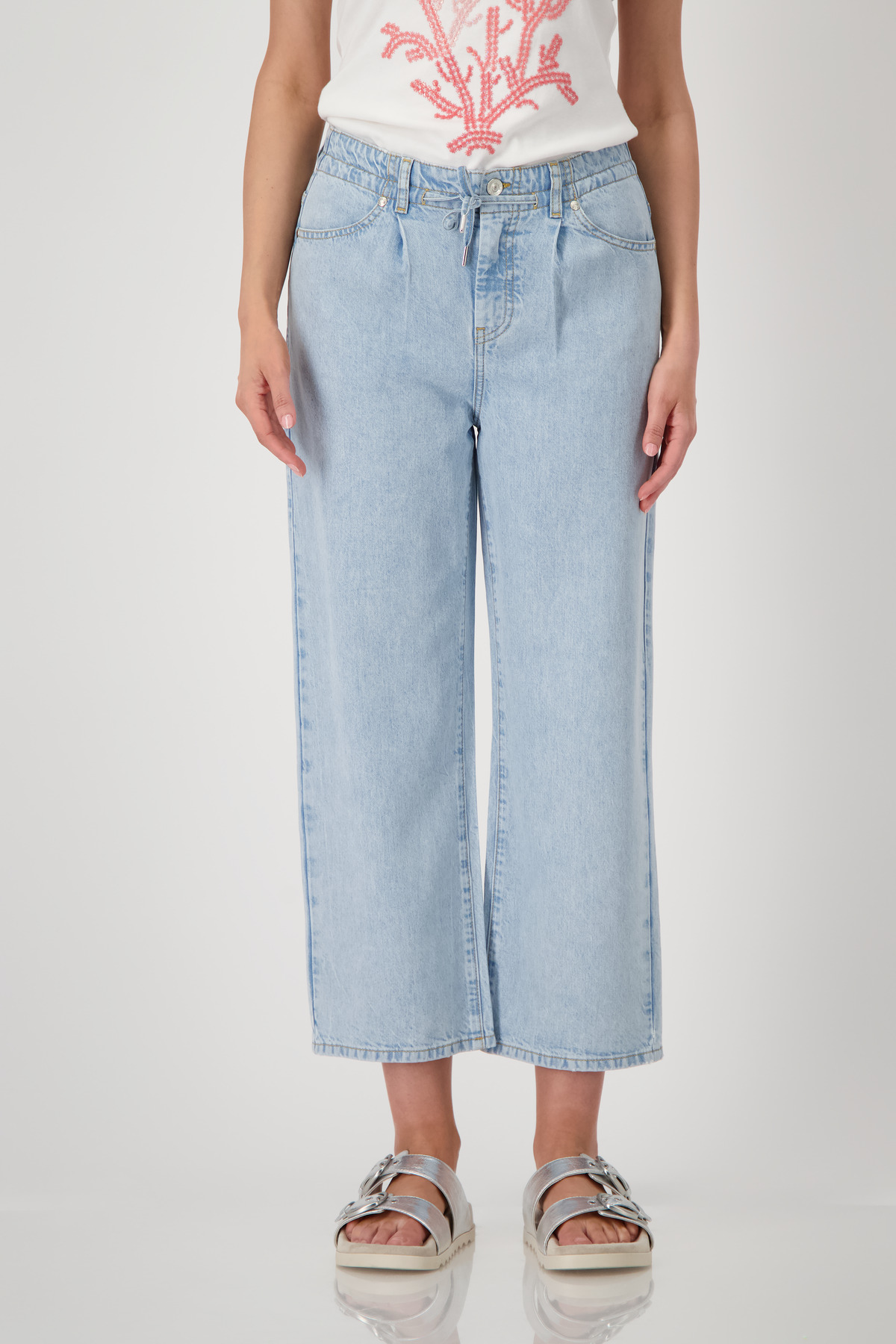 Monari Culotte »Hose Lyocell 64cm«, Mit Gürtelschlaufen von Monari