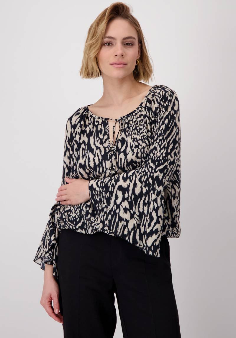 Monari Schlupfbluse, mit Animalprint von Monari