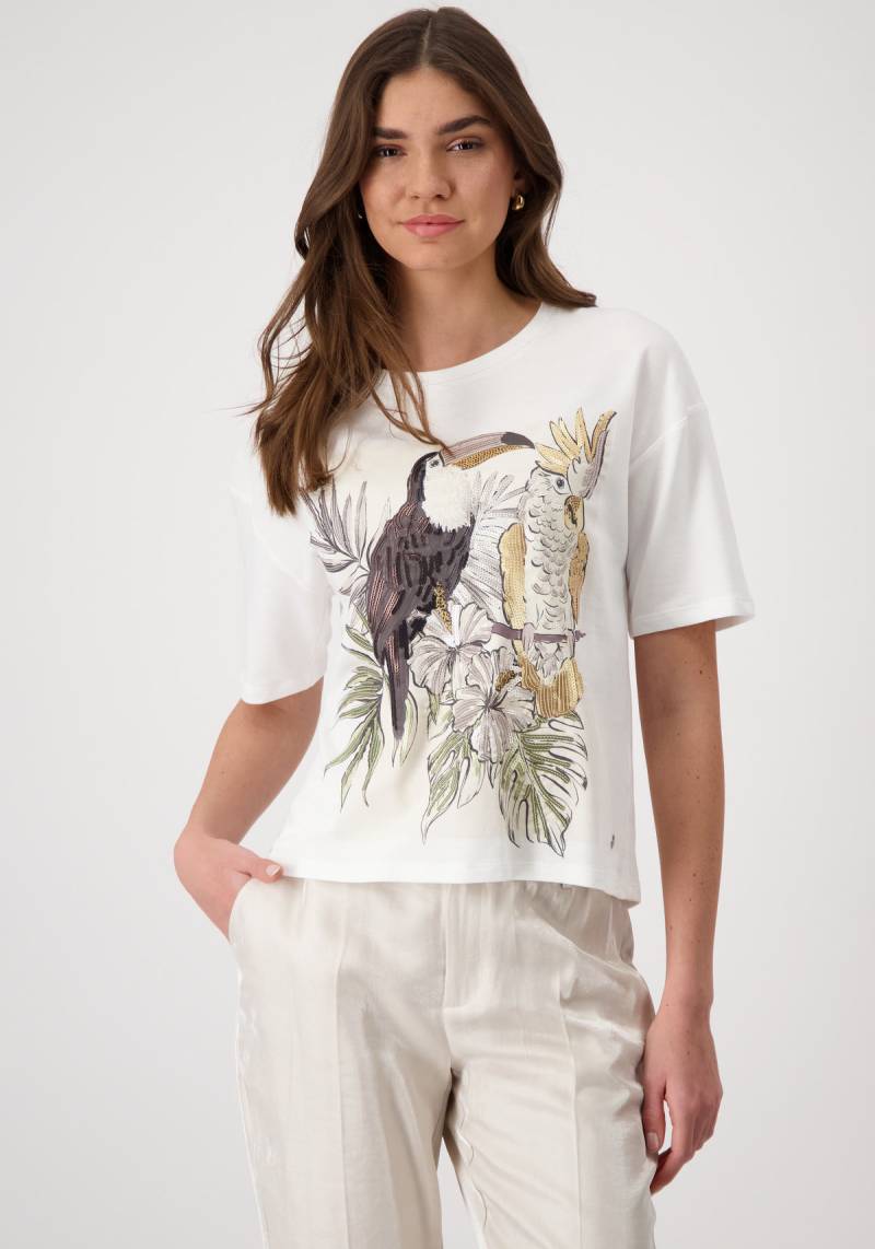 Monari Rundhalsshirt, mit Frontprint von Monari