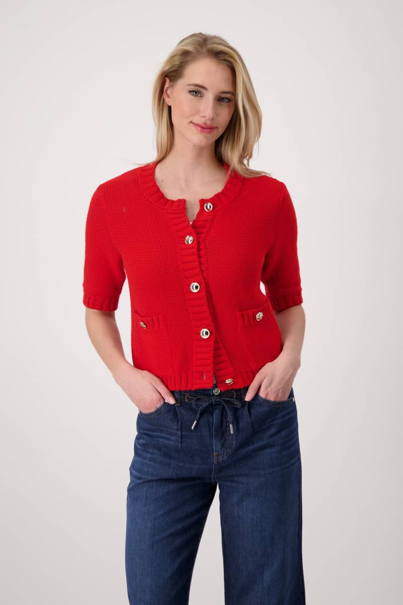 Monari Strickjacke »Jacke Strickjacke Knöpfe«, Mit Rundhalsausschnitt von Monari