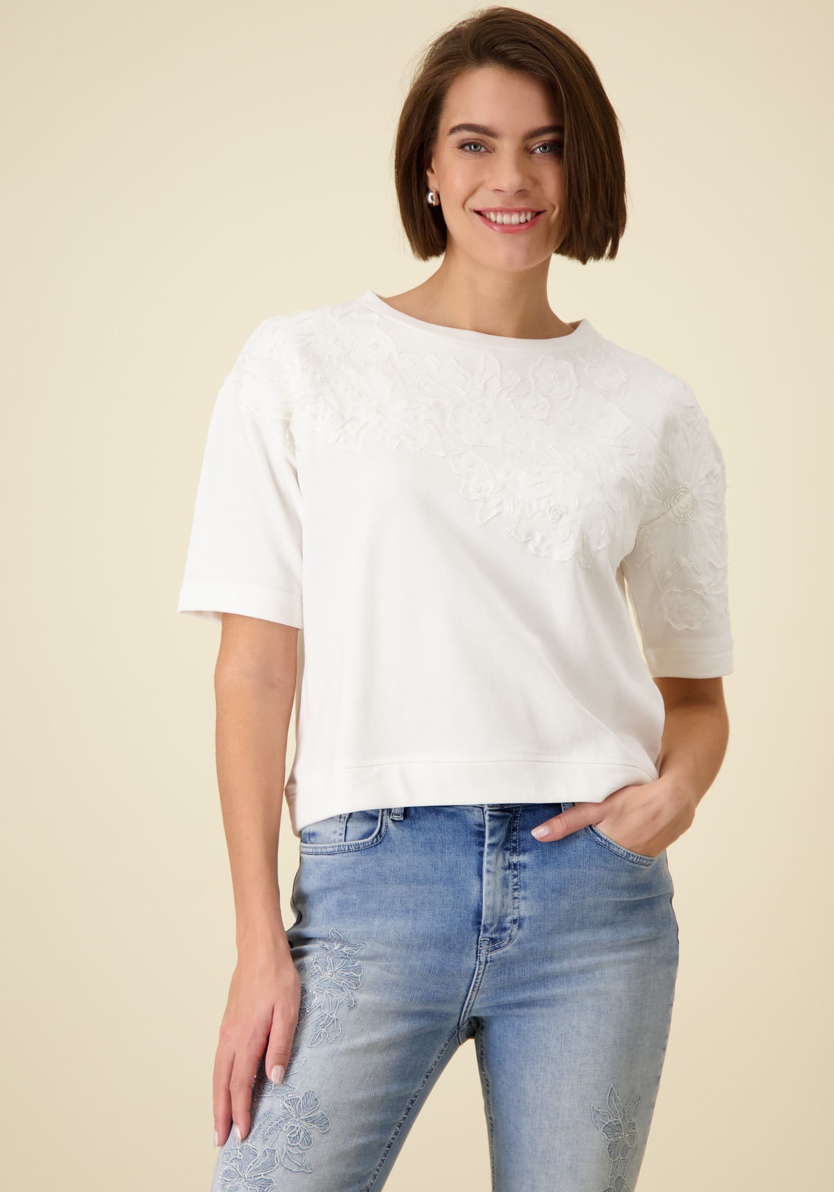 Monari Sweatshirt, Mit Rundhalsausschnitt Monari Sweatshirt, Mit Rundhalsausschnitt von Monari
