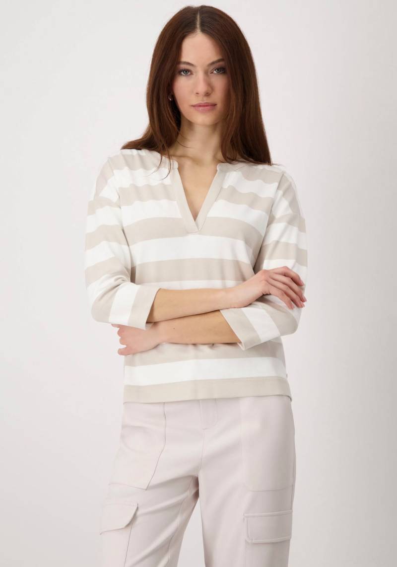 Monari Sweatshirt, mit Blockstreifen von Monari