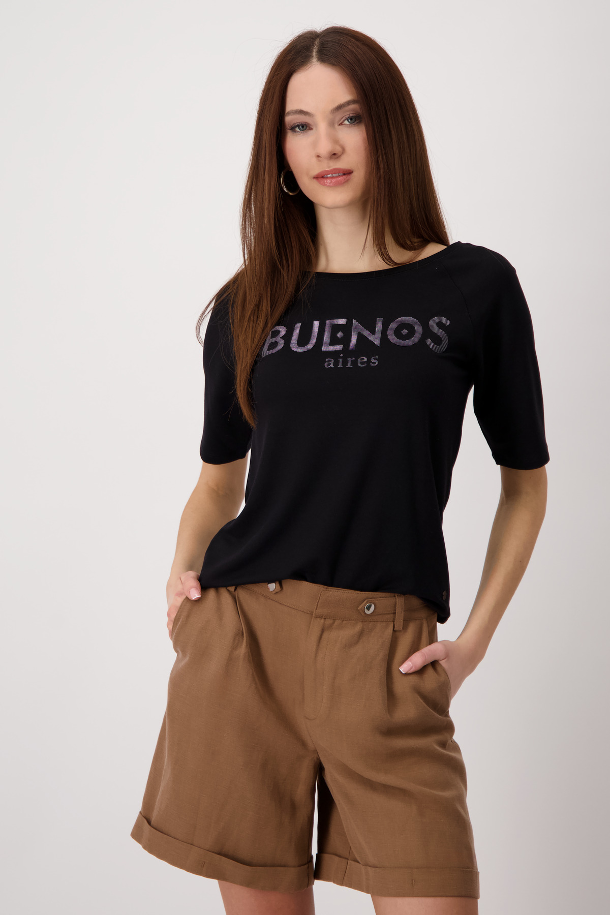 Monari T-Shirt »Shirt Buenos«, Mit Rundhalsausschnitt Monari T-Shirt »Shirt Buenos«, Mit Rundhalsausschnitt von Monari