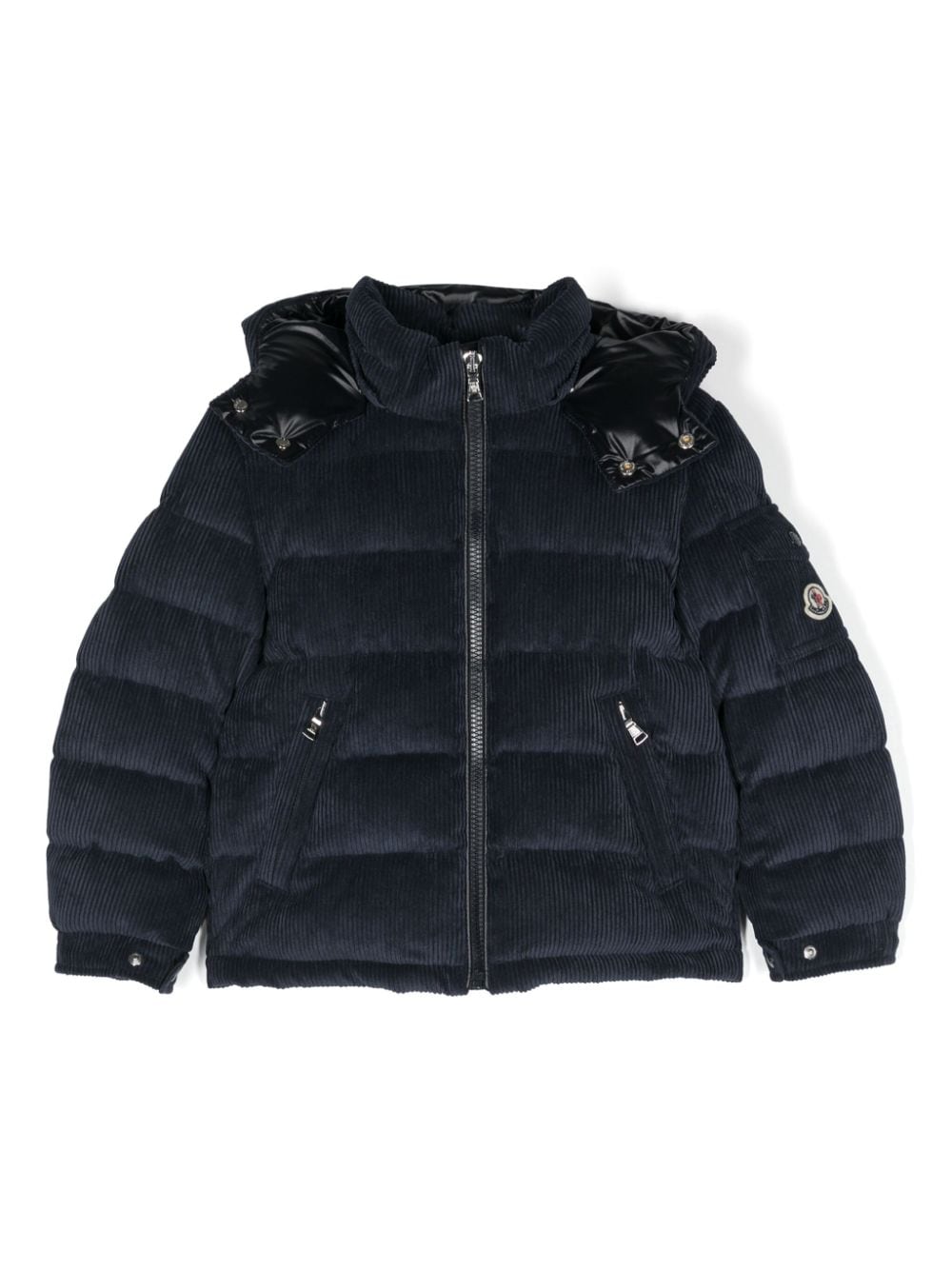 Moncler Enfant Aiman padded corduroy jacket - Blue von Moncler Enfant